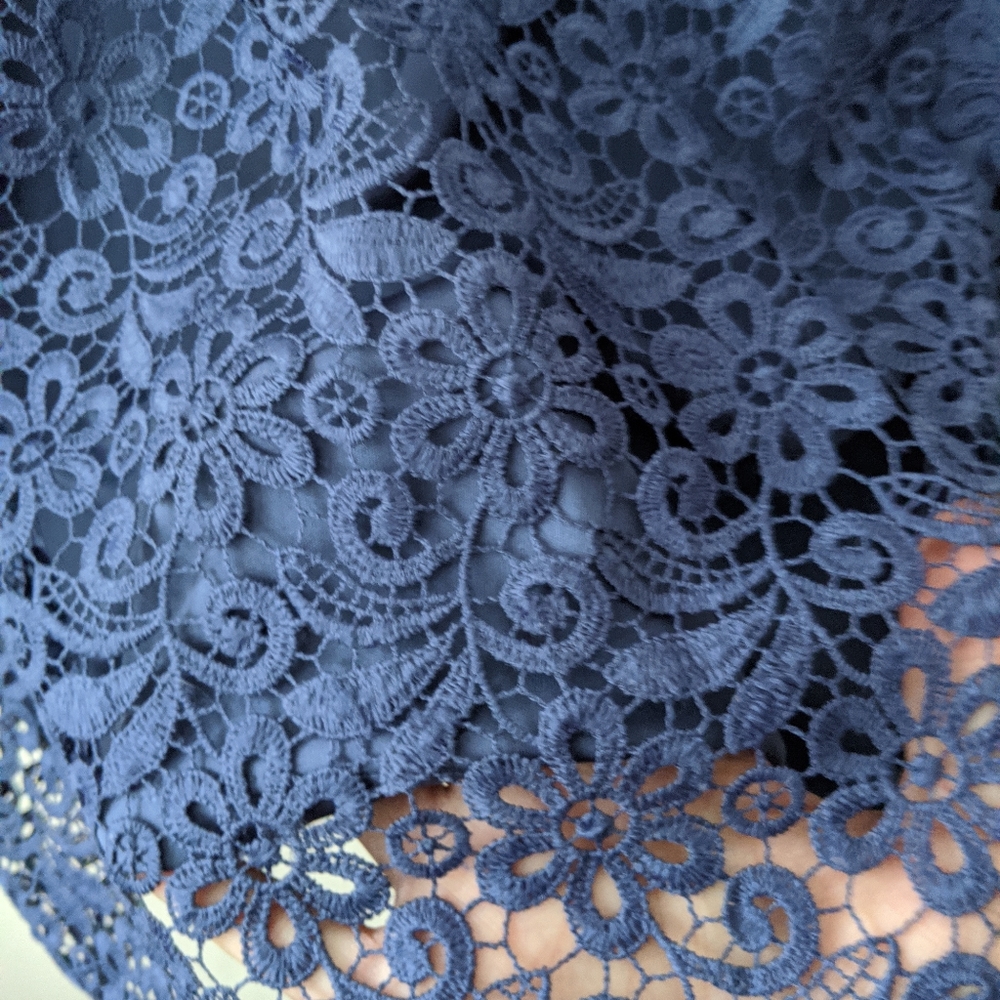Uniqlo Blue Lace Shell - Picture 5 of 5